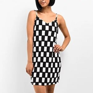 ISO Vans Benton Checkered Cami Dress (Size XL)